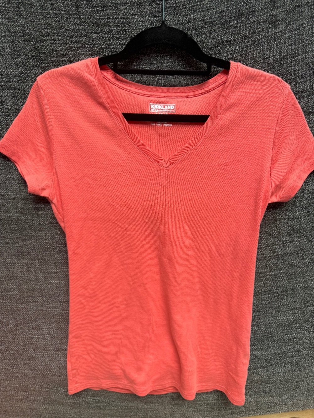 Women’s cotton t-shirt v-neck Large
